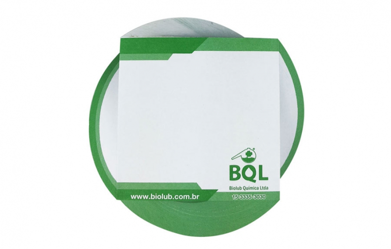 Bloco de Anotações com Post It Cerquilho - Bloco de Anotações de Mesa