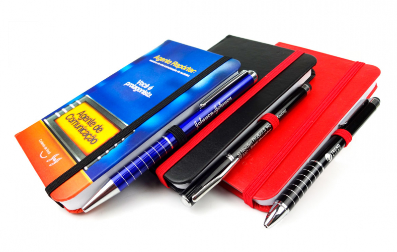 Caderneta de Anotação Personalizada Valor Poços de Caldas - Caderneta com Lápis Personalizado