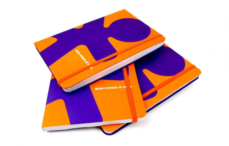 Caderneta Personalizada Empresa Valor Aparecida D'Oeste - Caderneta com Lápis Personalizado