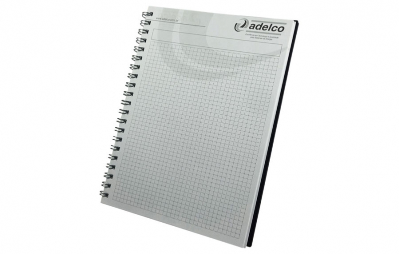 Caderno Personalizado Wire-o Preço Vila Formosa - Caderno Personalizado Brochura