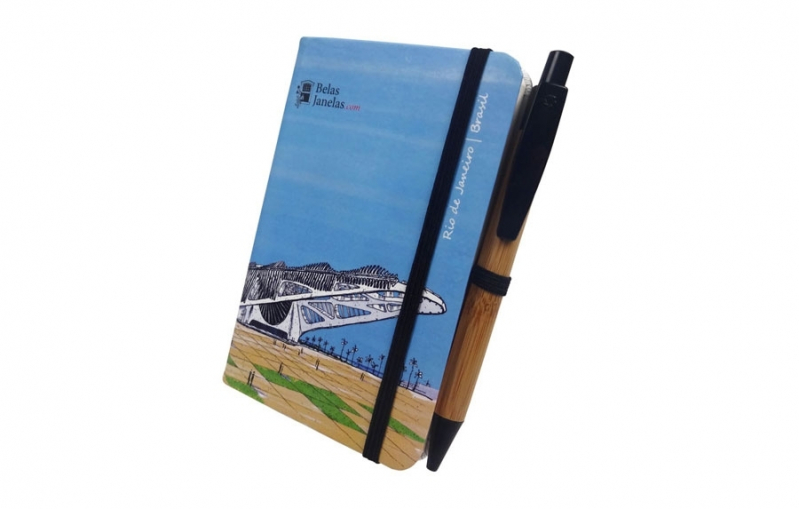 Caderno Tipo Moleskine Personalizado Atacado São Vicente - Moleskine Personalizado com Caneta