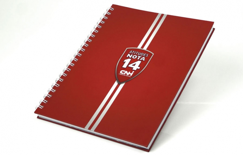 Cadernos Personalizados Brochura Coroados - Caderno Promocional para Empresarial