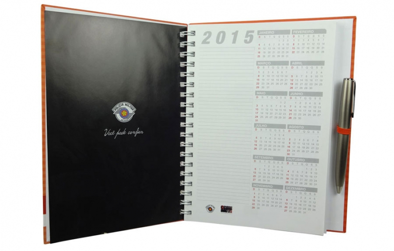 Cadernos Personalizados Wire-o São José - Caderno Promocional para Empresas