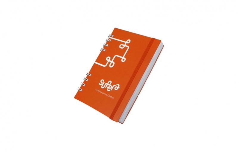 Comprar Caderno Personalizado Capa Dura Melhor Preço Brotas - Comprar Caderno Personalizado com Adesivo