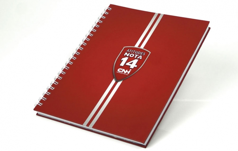 Comprar Caderno Personalizado com Logo Melhor Preço Igaraçu do Tietê - Comprar Caderno Personalizado Brinde