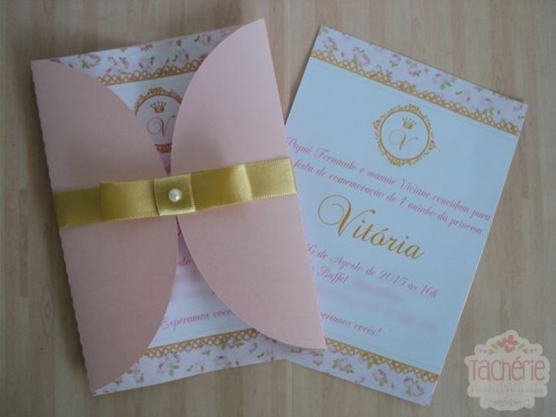 Convites de Aniversario 1 Ano Personalizados Vargem Grande - Convites Personalizados para Casamento