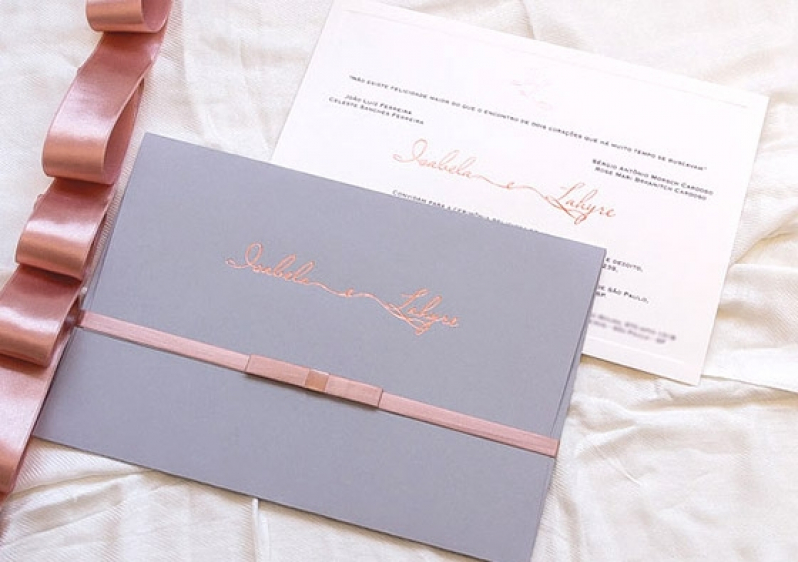 Convites Personalizados para Casamento Orçamento Santa Isabel - Convites de Bodas de Prata Personalizados