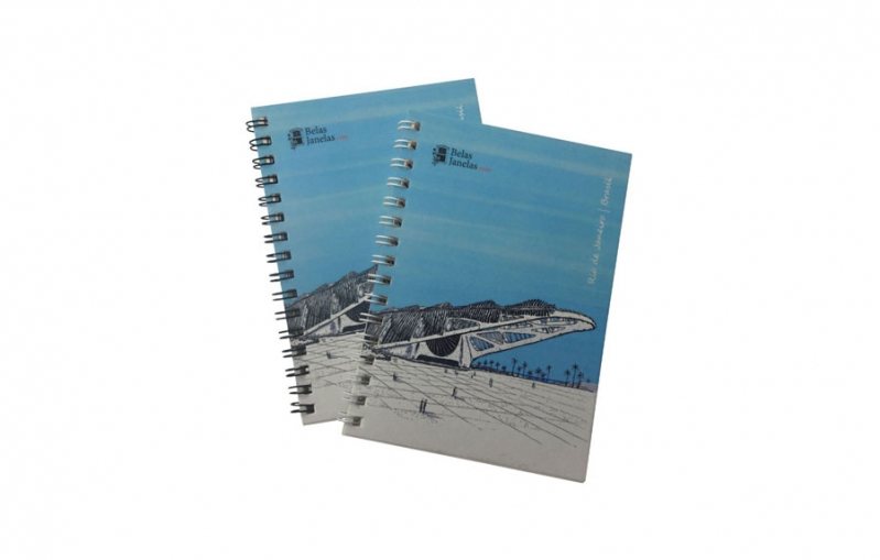Empresa de Caderneta de Anotações Espiral Oscar Bressane - Caderneta de Anotações Promocional