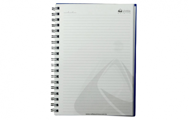 Empresa de Caderno Promocional para Empresas Cunha - Caderno Personalizado Wire-o