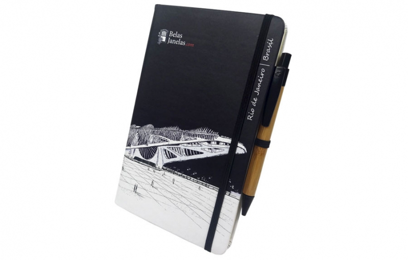 Moleskine Capa Dura Belford Roxo - Moleskine de Viagem