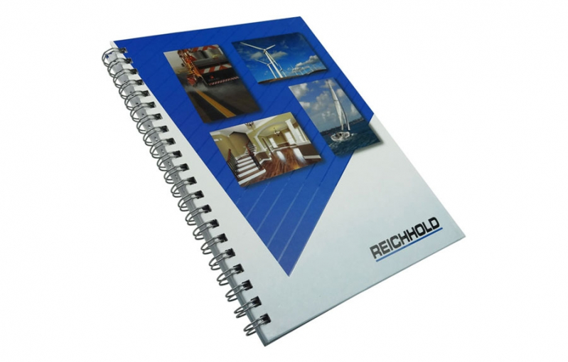 Orçamento de Caderno Personalizado Empresarial Barra Bonita - Caderno Personalizado Wire-o