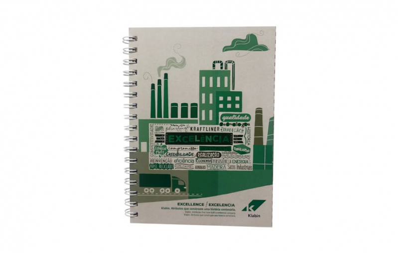 Orçamento de Caderno Promocional Personalizados Cafelândia - Caderno Personalizado Wire-o