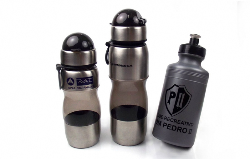 Squeeze Promocional Preço Pedreira - Squeeze de Inox Personalizado