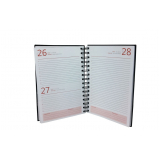 agenda brinde personalizada Oscar Bressane