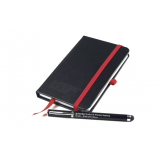 preço de caderneta personalizada com caneta Itapuí