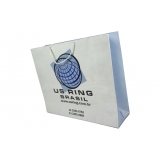 sacola de papel kraft personalizada Águas de Santa Bárbara