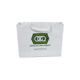 sacola de papel personalizada preço Indaiatuba